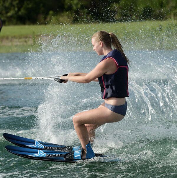 HO Sports Excel Combo Waterskis In Action