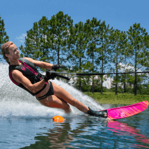 HO Sports Wmns Omni Slalom Waterski In Action