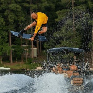 Hyperlite Rusty Pro wakeboard In action