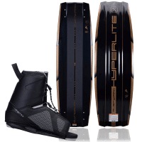 Hyperlite Mens Wakeboard Combo_Rusty with Team Open Toe bindings