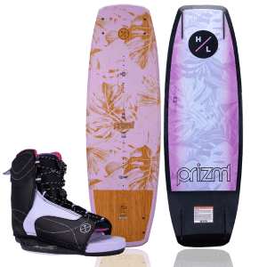 Hyperlite Womens Wakeboard Combo_Prizm with Jinx bindings